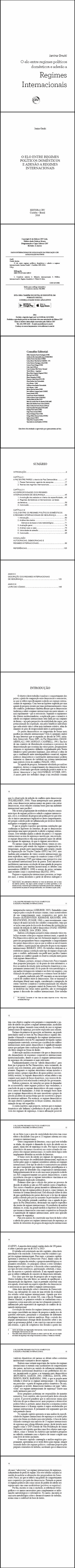 O ELO ENTRE REGIMES POLÍTICOS DOMÉSTICOS E ADESÃO A REGIMES INTERNACIONAIS